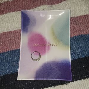 "Feeling Groovy" Glass Ring Dish